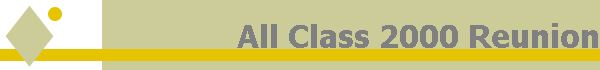 All Class 2000 Reunion